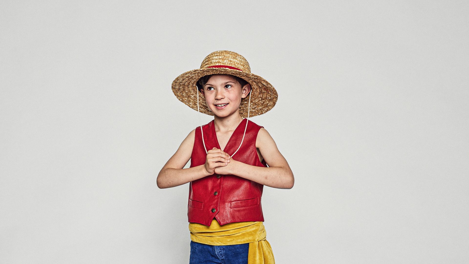 Cosplay Luffy från mangan one-piece