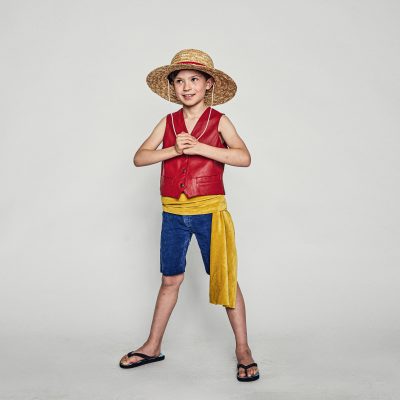 Cosplay Luffy från mangan one-piece