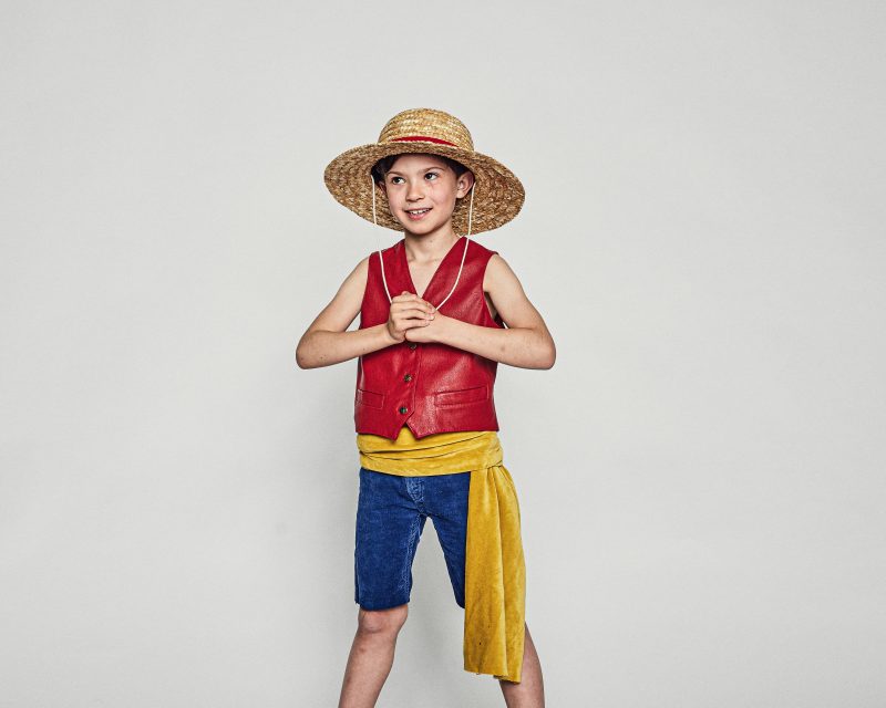 Cosplay Luffy från mangan one-piece