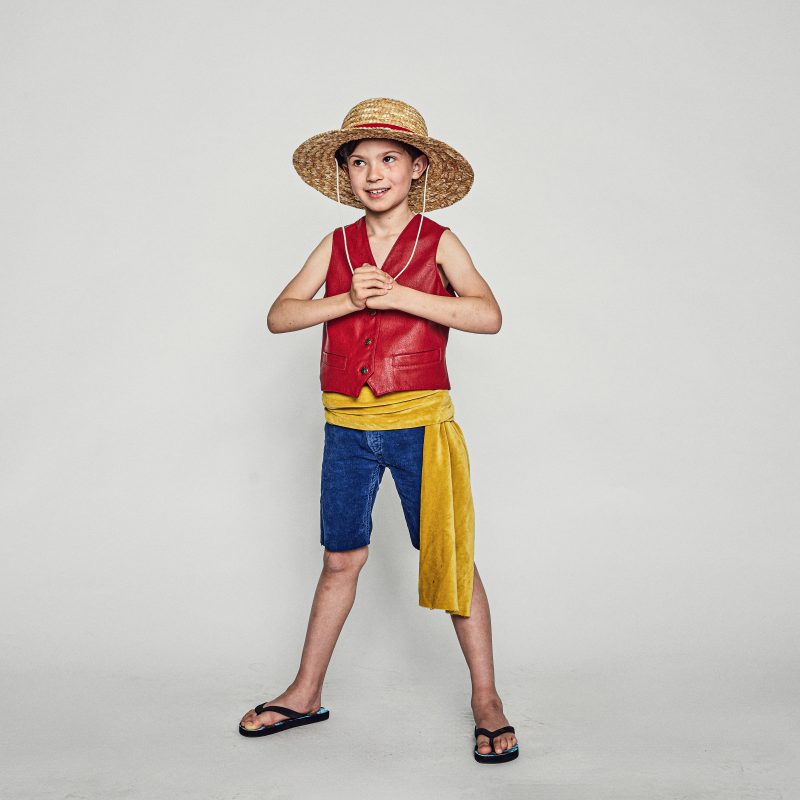 Cosplay Luffy från mangan one-piece